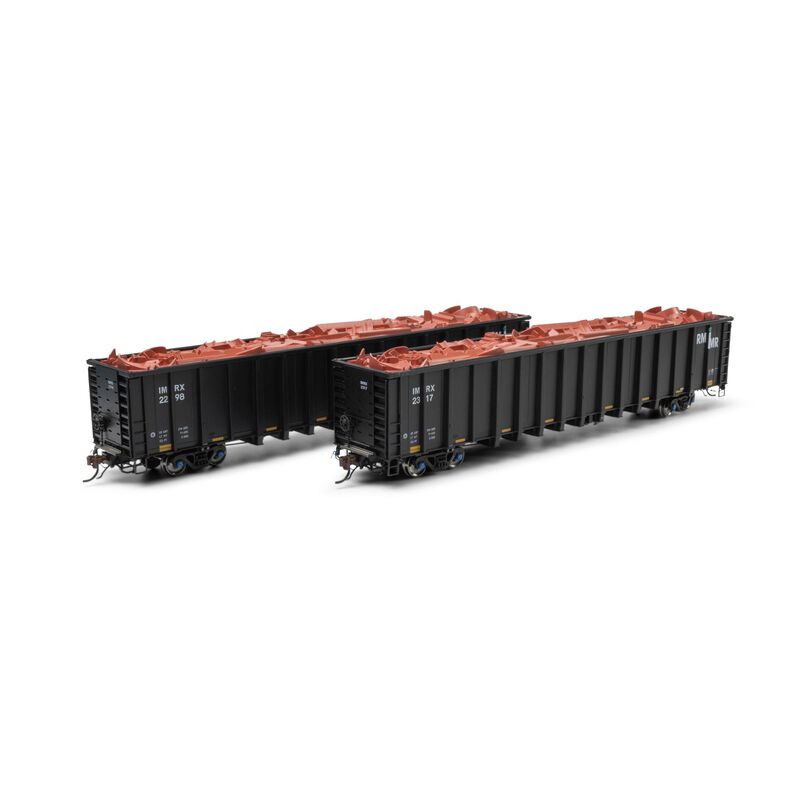Athearn HO NSC 6000 Gondola with Load, IMRX #2298, 2317 (2)