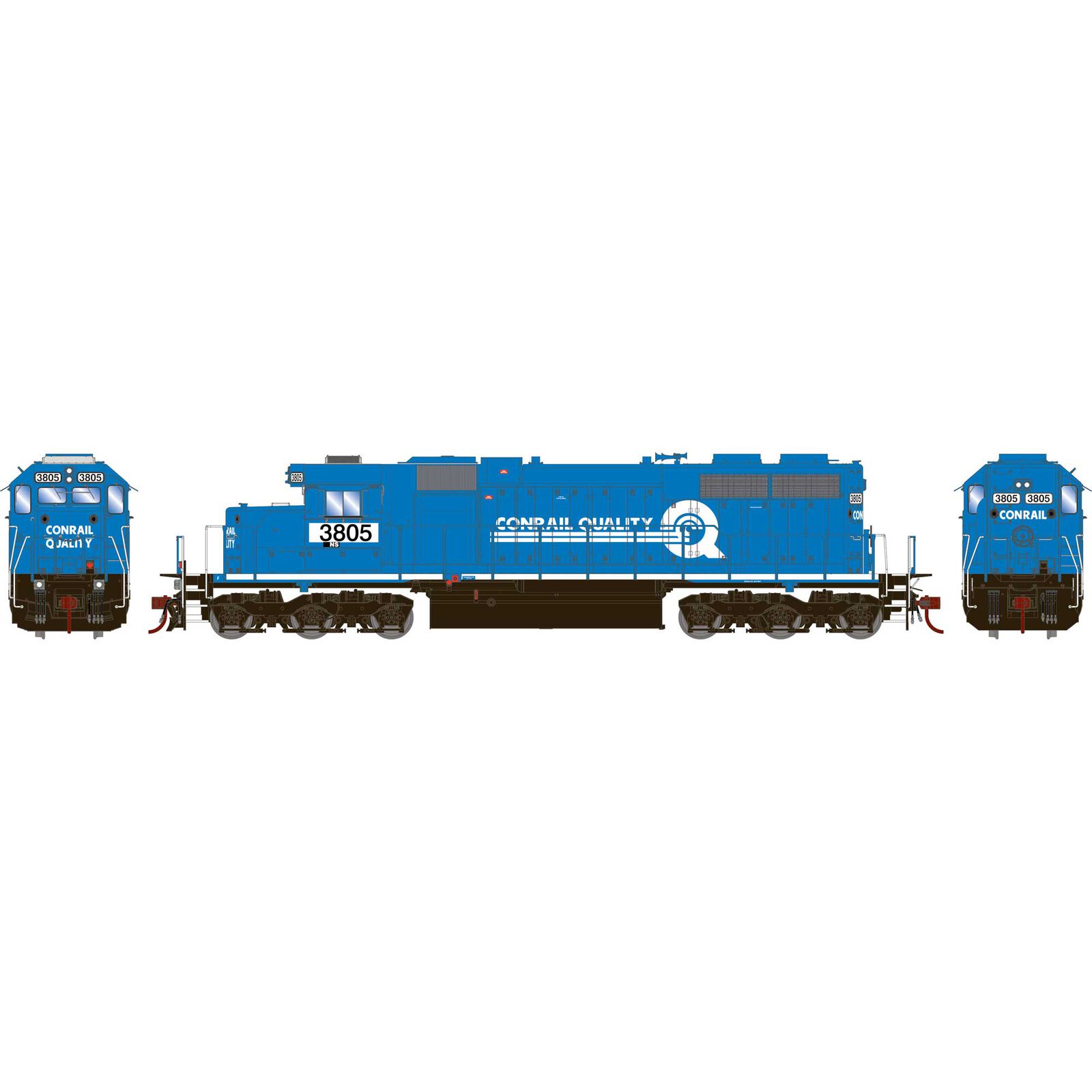 HO RTR SD38 with DCC & Sound, NS #3805