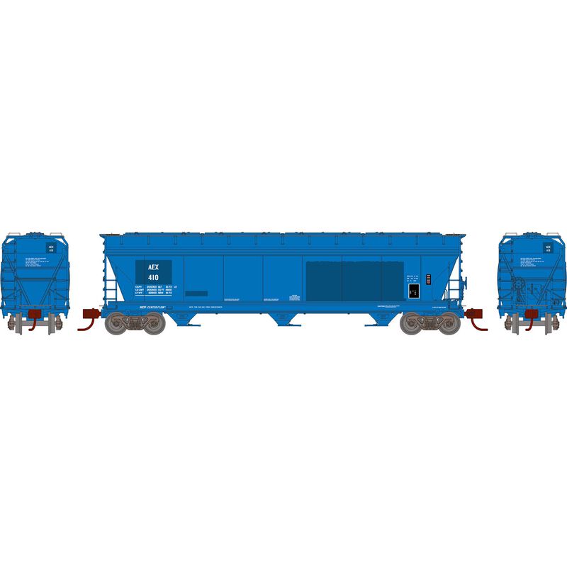 N ACF 4600 3-Bay CF Hopper, AEX-Ex GTW #410