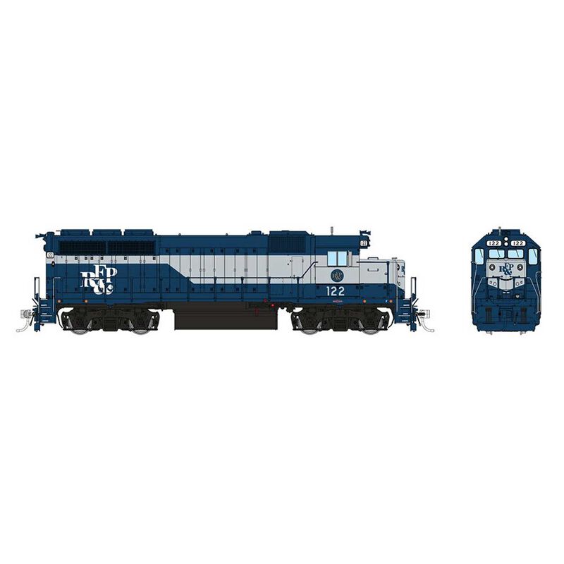 HO EMD GP40 Locomotive, RF&P: #125