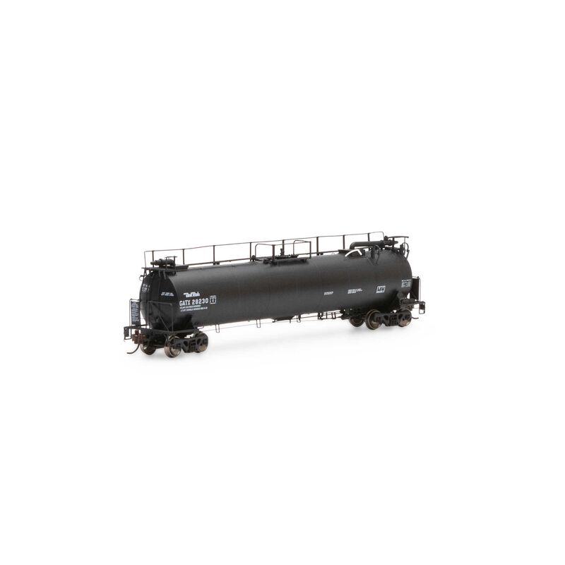 HO TankTrain Intermediate, GATX/Black Small #28230