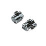 Caster Block, 0 Degree L/R Aluminum: Mini-T 2.0, Mini-B