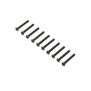 Button Head Screws, Steel, Black Oxide, M4 x 30mm (10)