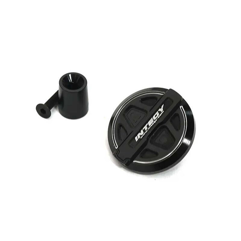 Billet Machined Fuel Filler Cover for Axial SCX6 Crawler