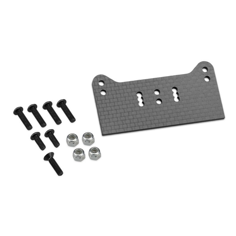 F2 Truggy Carbon Fiber Body Mount Adapter: MBX8T