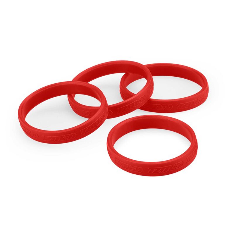 RM2 Red Hot Tire Bands, Red (4)
