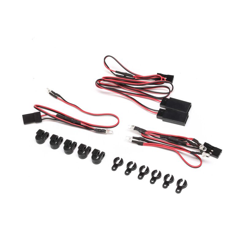 LED Set with Holder and Wire Keep: RZR Rey
