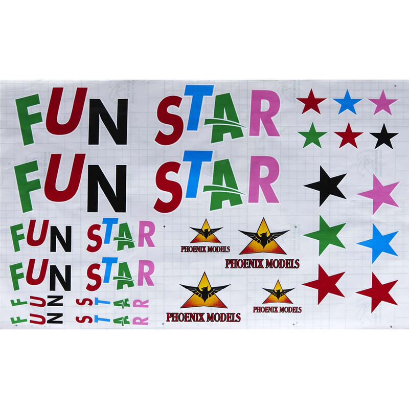 Decals Funstar 3D Mk2 GP EP .46-.55 ARF