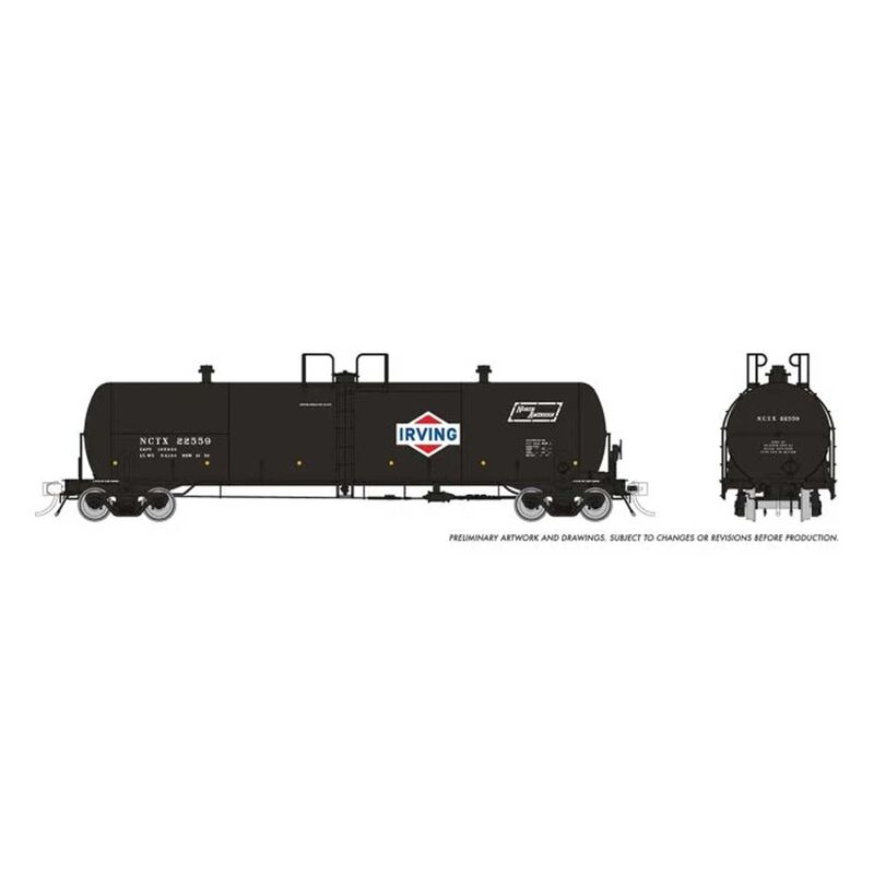 HO Procor 20K gal Tank Car: Irving Oil (NCTX): Single Car