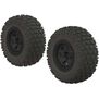 1/10 dBoots Fortress SC 2.2/3.0 Pre-Mounted Tires, 14mm Hex, Black (2)