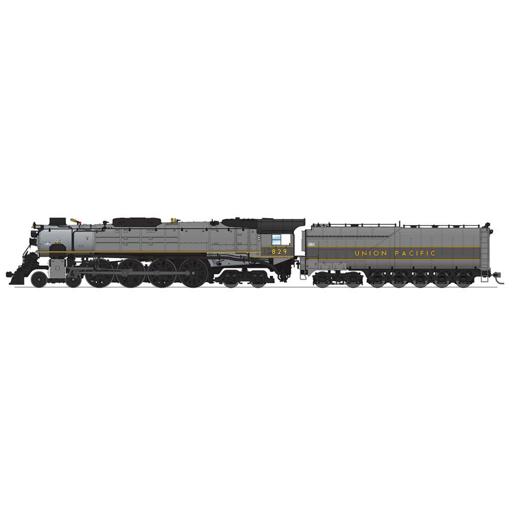趣味 TRANSIT Broadway Limited Imports HO 4-8-4 FEF-2 Locomotive, TTG with