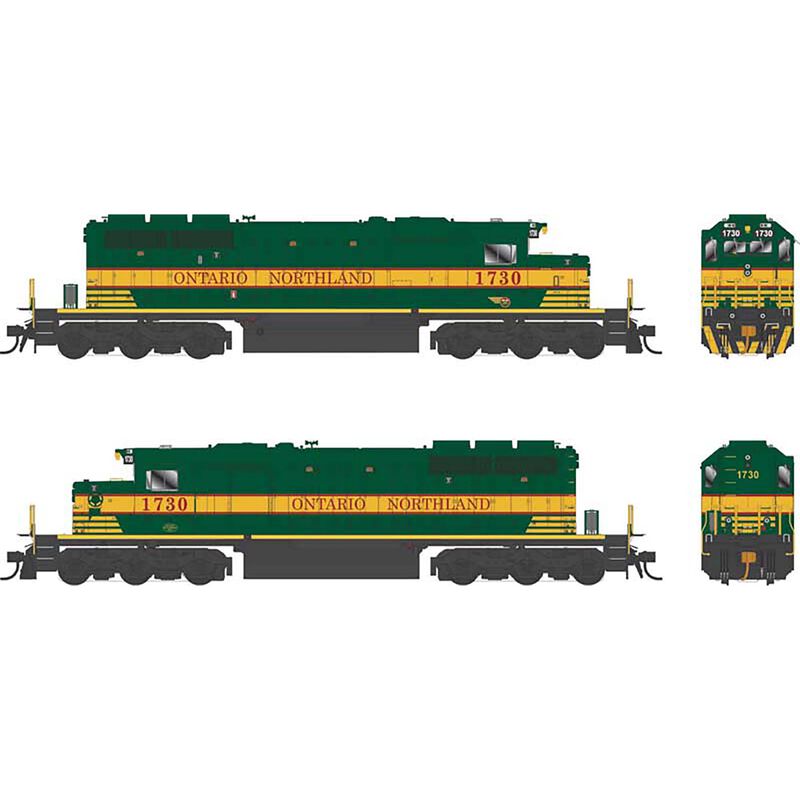 HO GMD SD40-2 Locomotive with DCC & Sound, ONT 1730