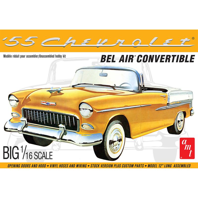 1/16 1955 Chevy Bel Air Convertible Model Kit