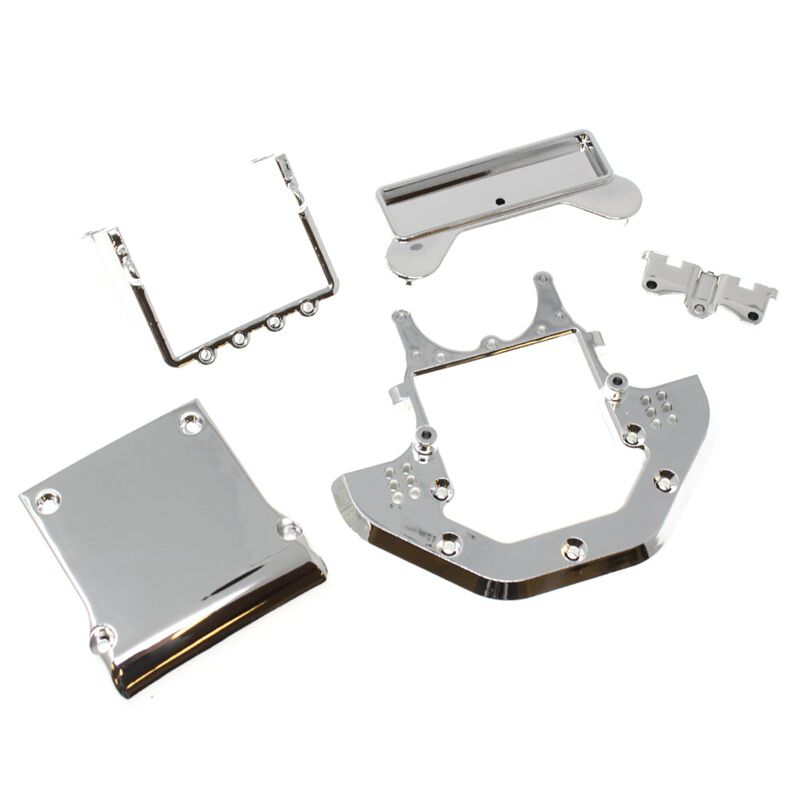Chrome Front Parts Set, 1/10 Redcat Monte Carlo