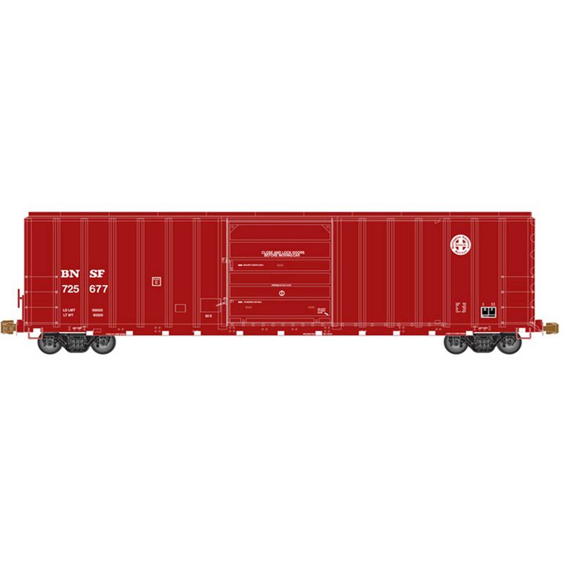 BNSF 725712 (Brown White)
