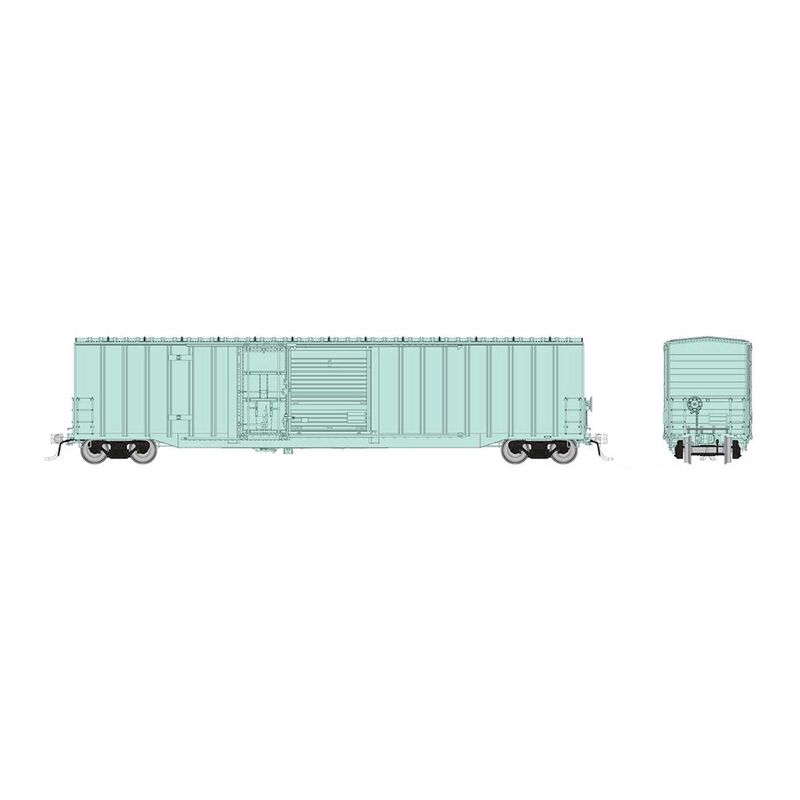 HO Trenton Works 6348 Boxcar: Painted, Unlettered