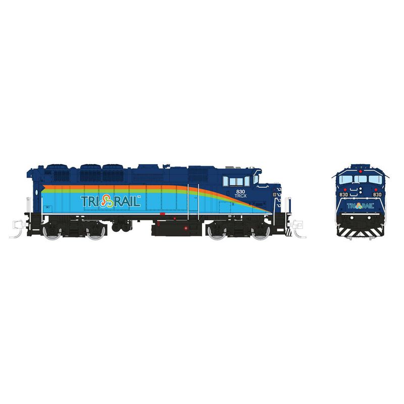 N GMDD F59PH (DC/Silent): TriRail - Dark Blue Scheme: #831