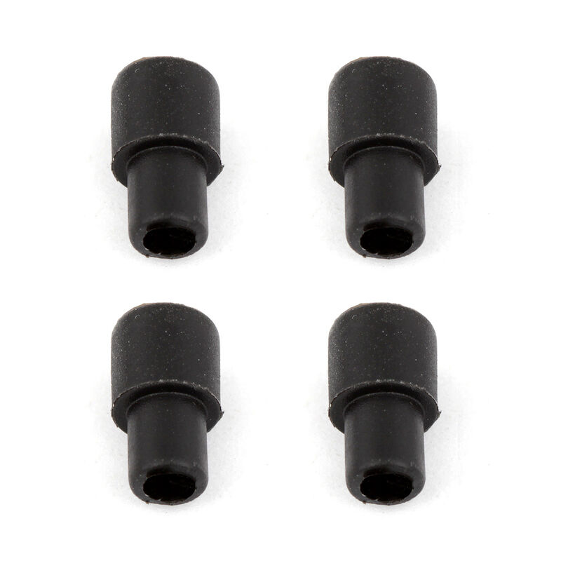 Shock Cap Bushings, 1/12 Team Associated CR12