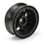 1/10 Impulse Front/Rear 1.9" 12mm Crawling Wheels (2) Black/Silver