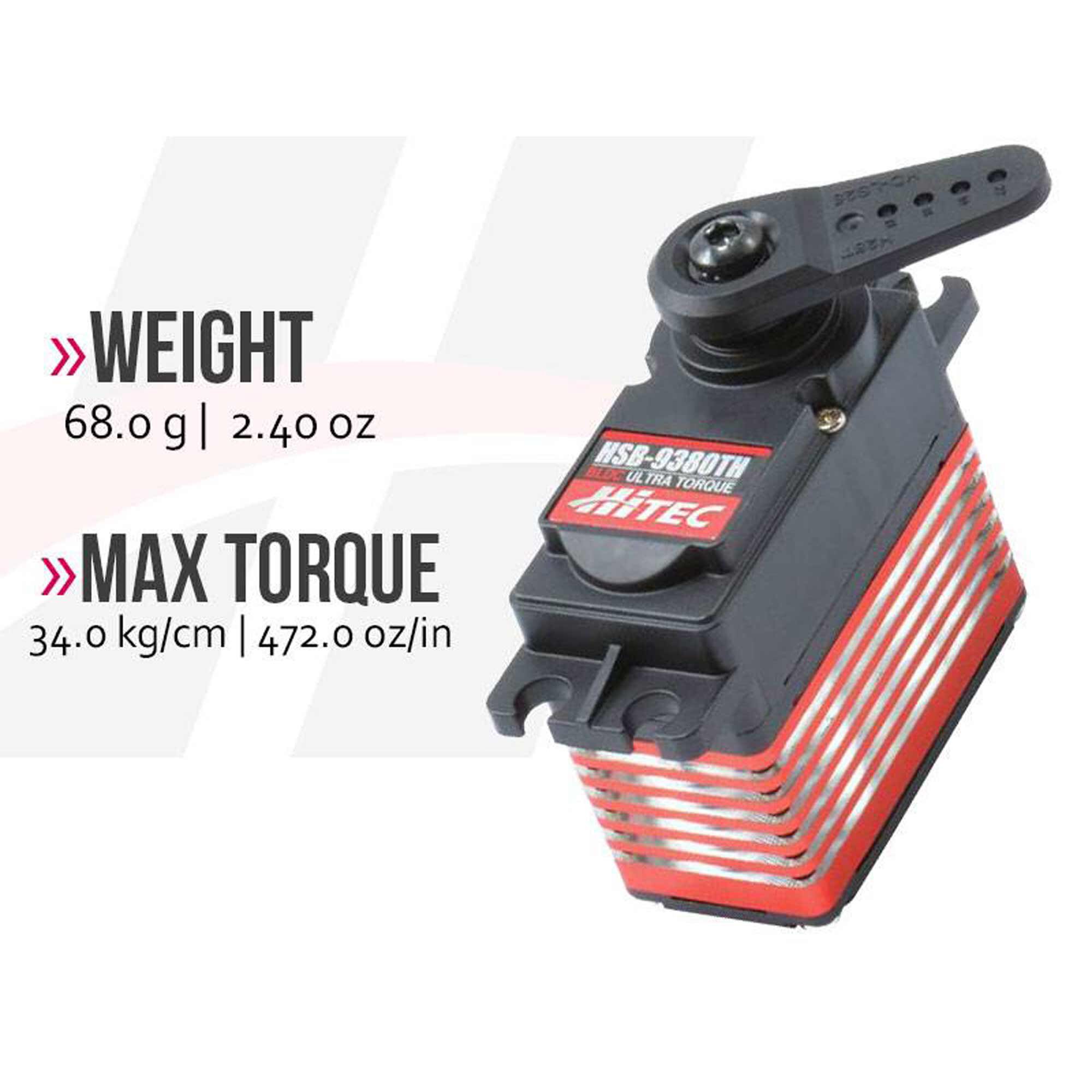 Hitec RCD Inc. HSB-9380TH High Speed, Brushless, Titanium Gear