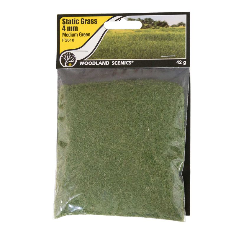Static Grass Medium Green 4mm