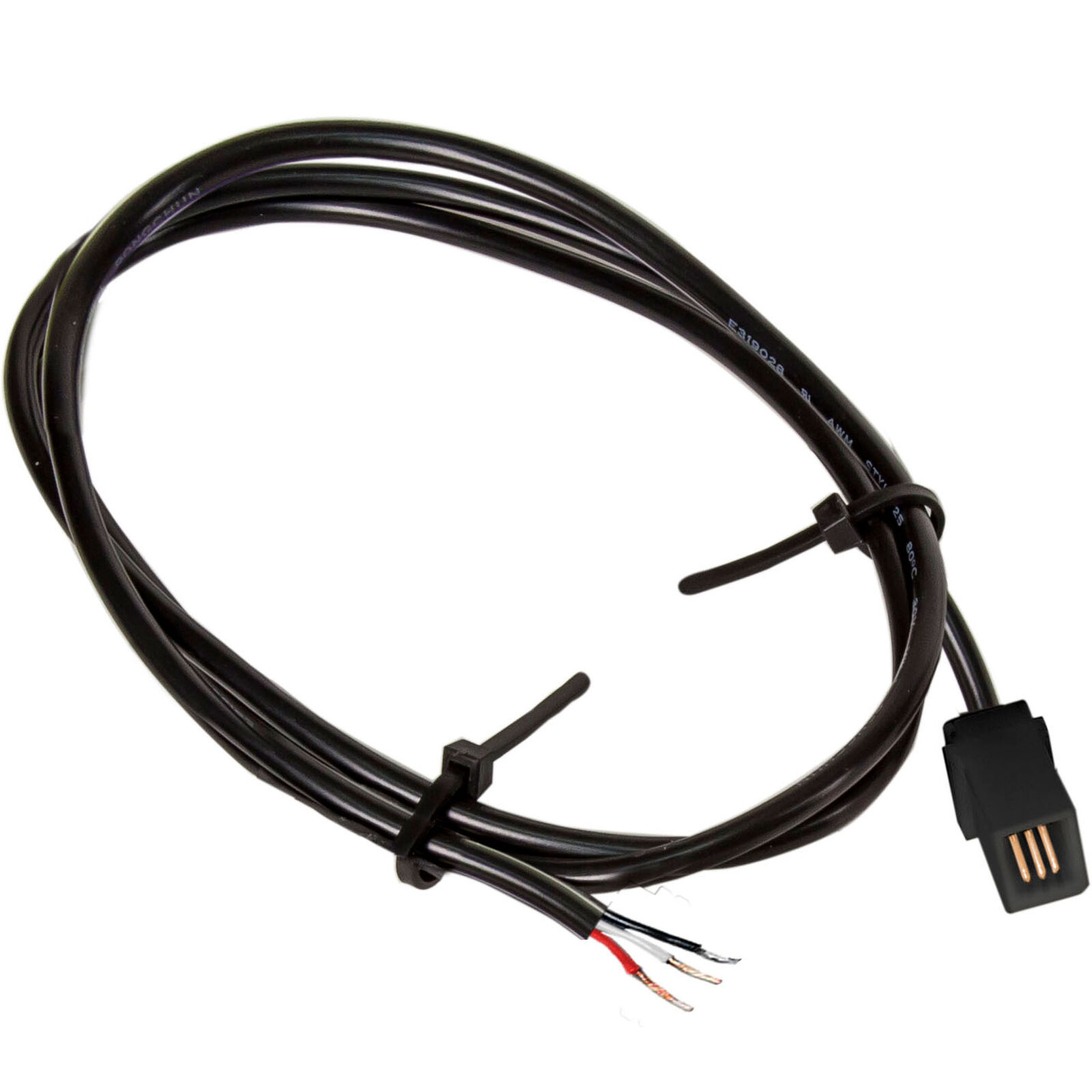 3-pin F Pigtail Power Cable 8"