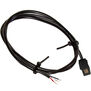 3-pin F Pigtail Power Cable 8"