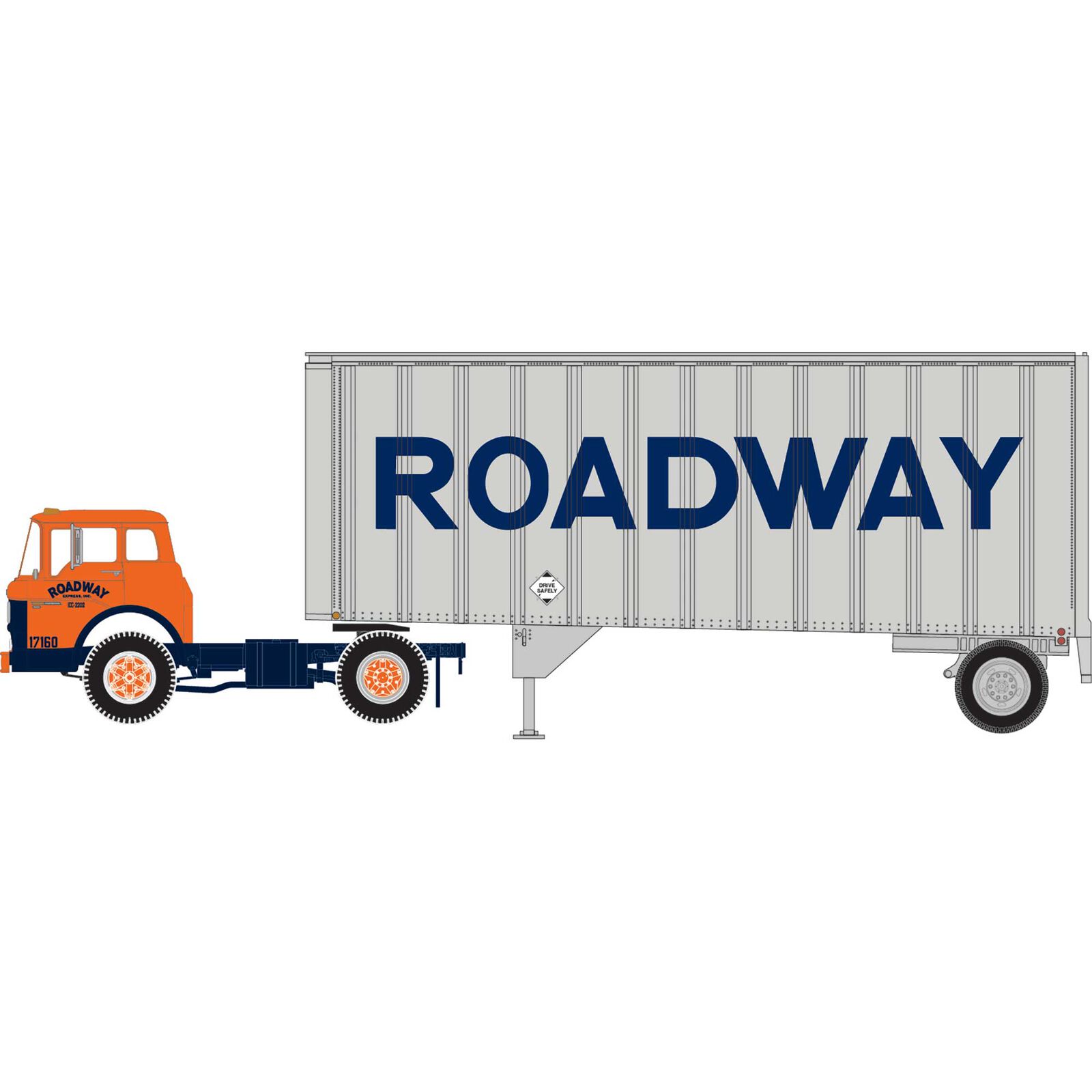 HO RTR Ford C/28' Trailer, Roadway #1