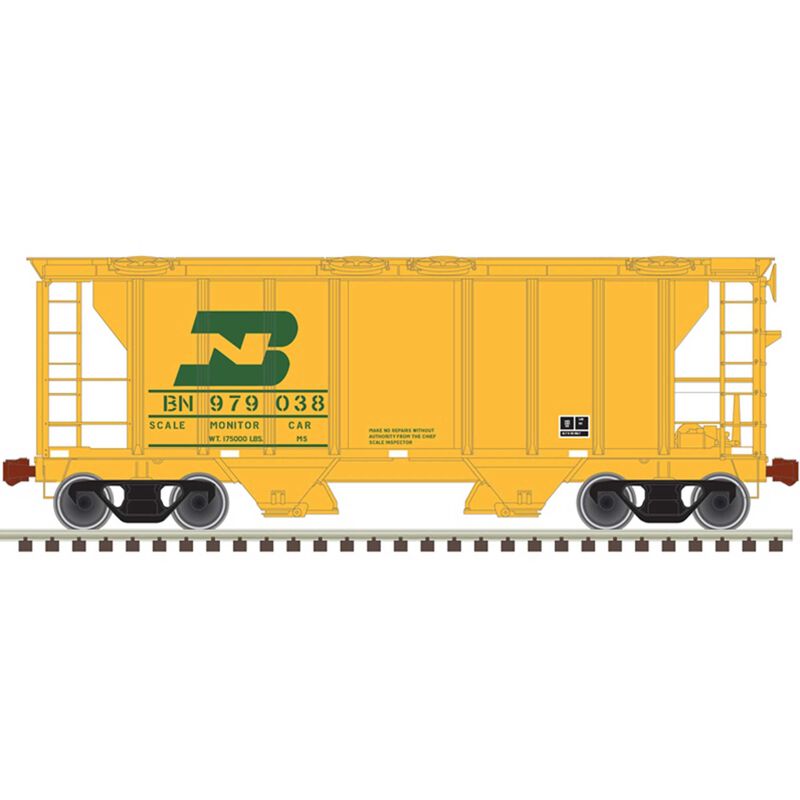 HO PS-2 Hopper BN Scale Monitor Car 979038