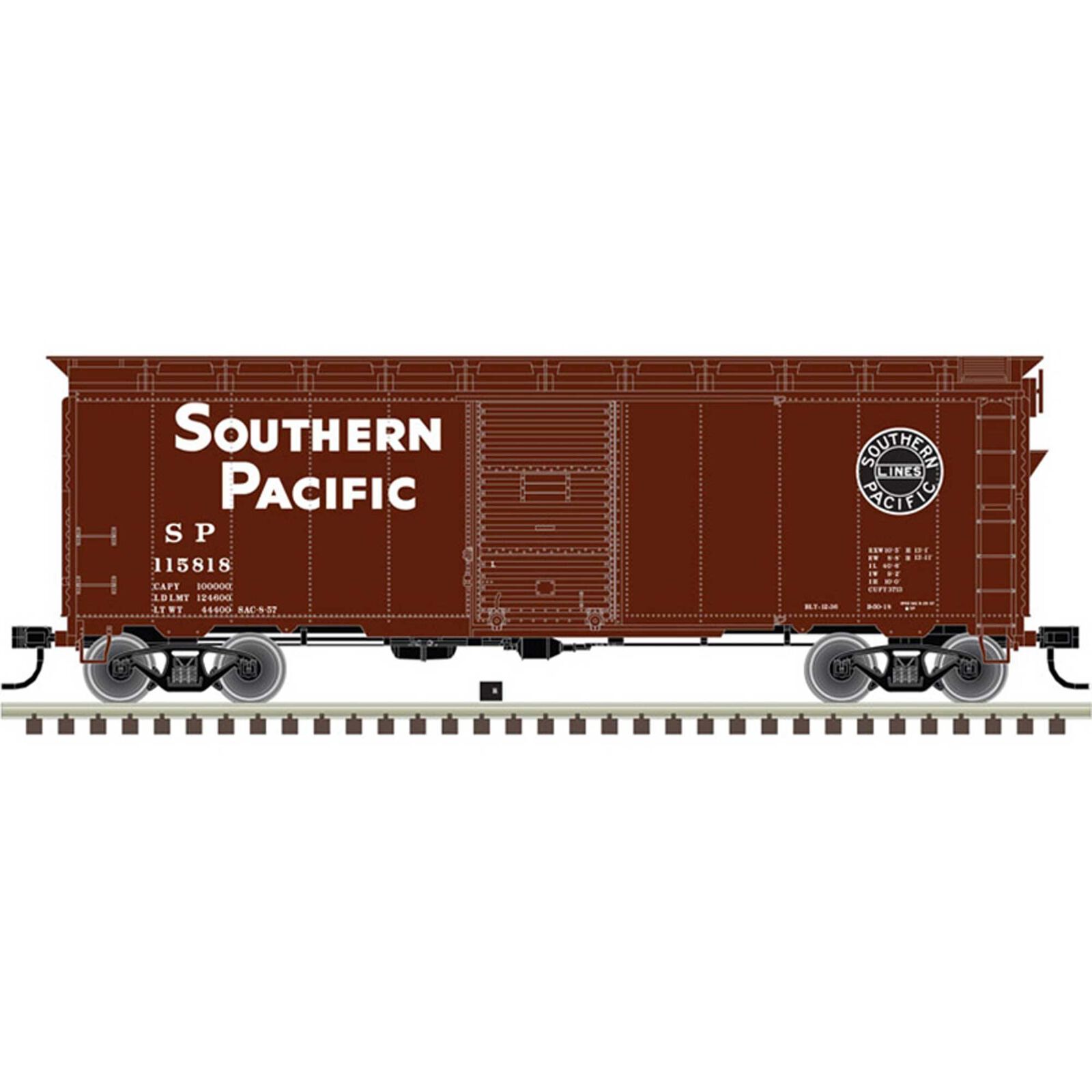HO 1937 AAR Box Car Kit Southern Pacific 115188
