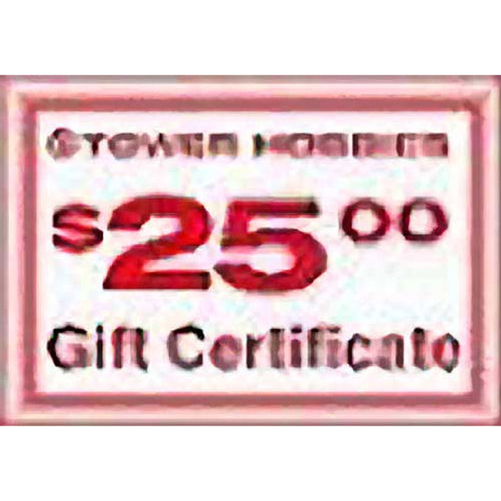 Tower Gift Certificate Promotion