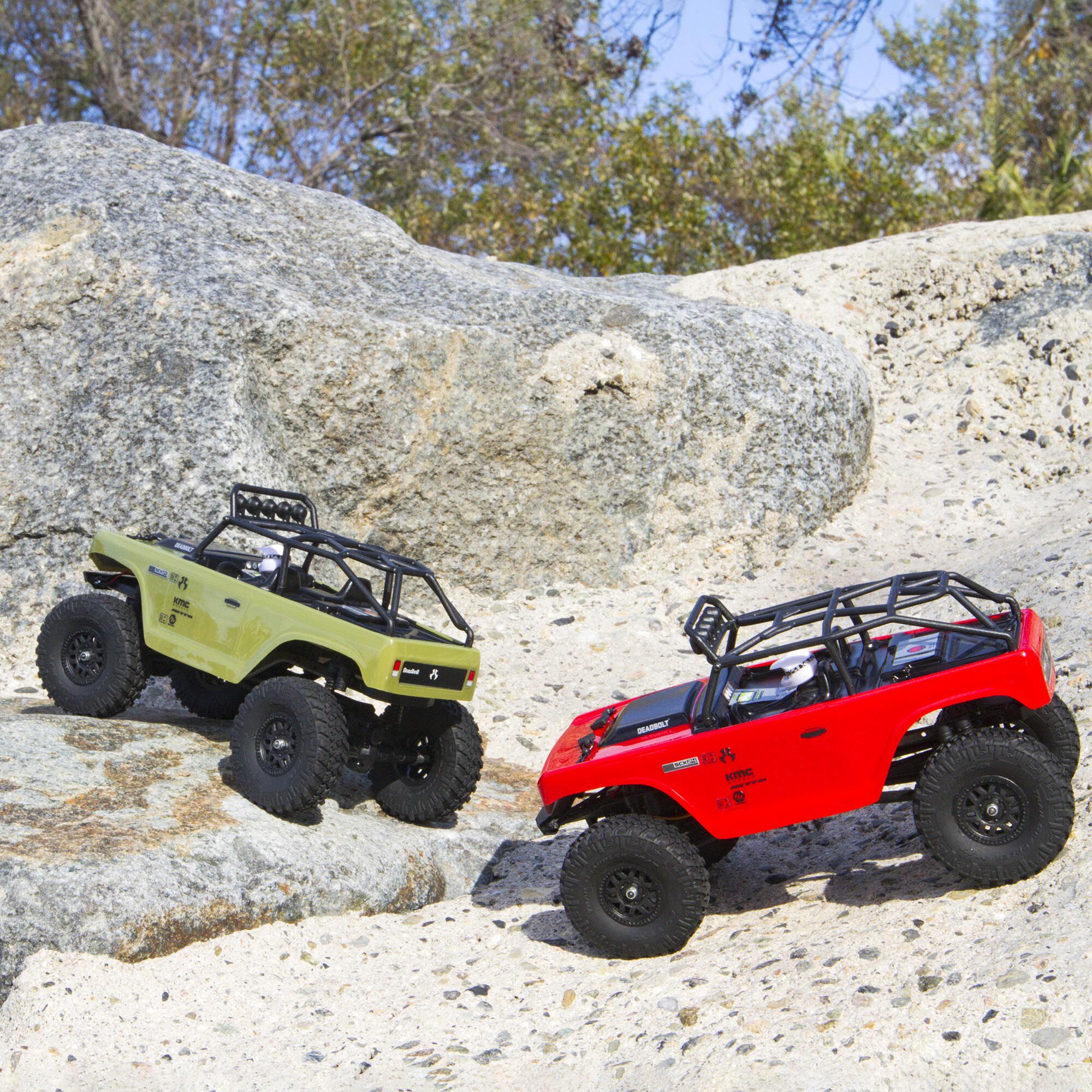 Axial 1/24 SCX24 Deadbolt 4X4 RTR Brushed Rock Crawler (Battery