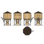 HO, Operating Water Tower with Sound, DRGW Weathered