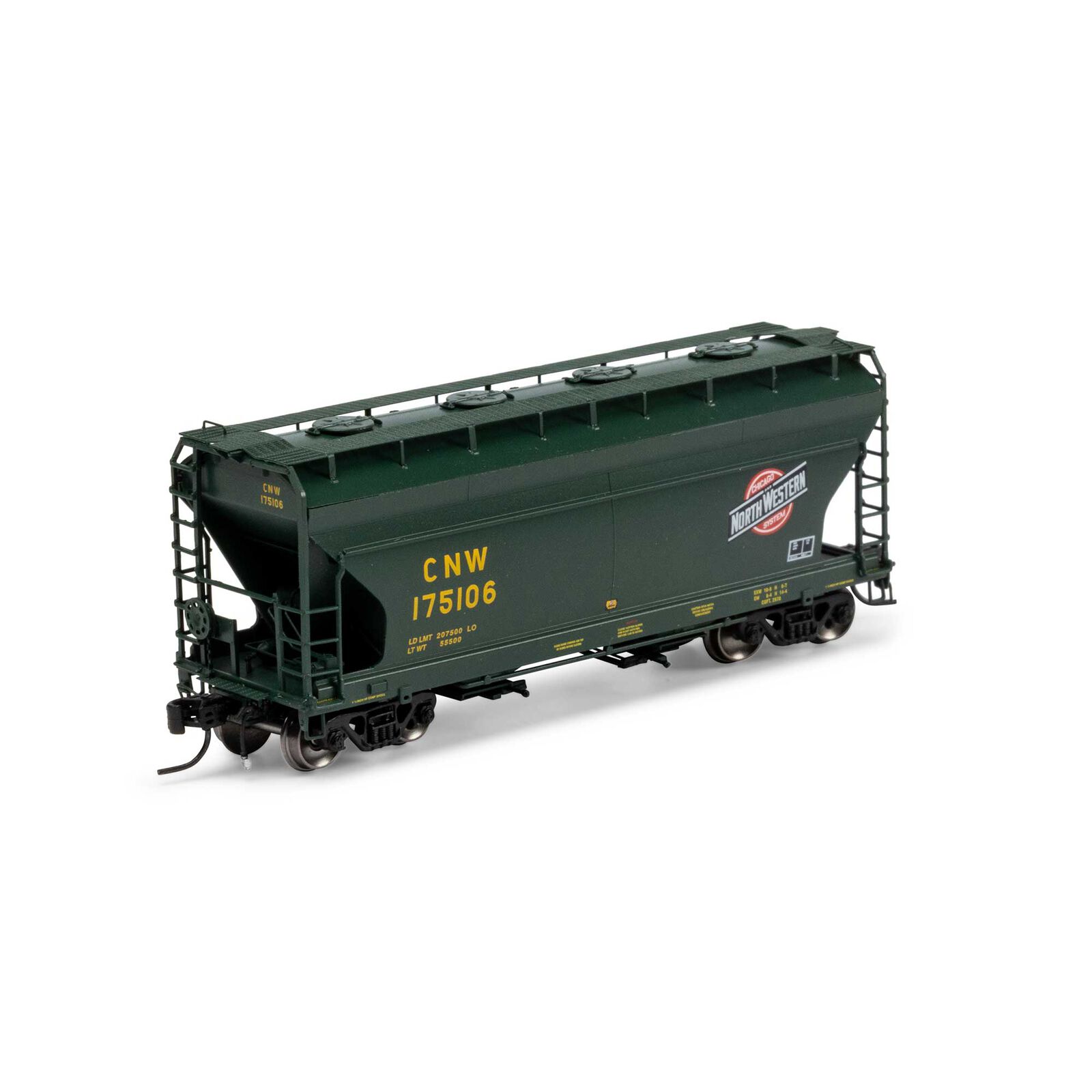 N ACF 2970 Covered Hopper, CNW #175106