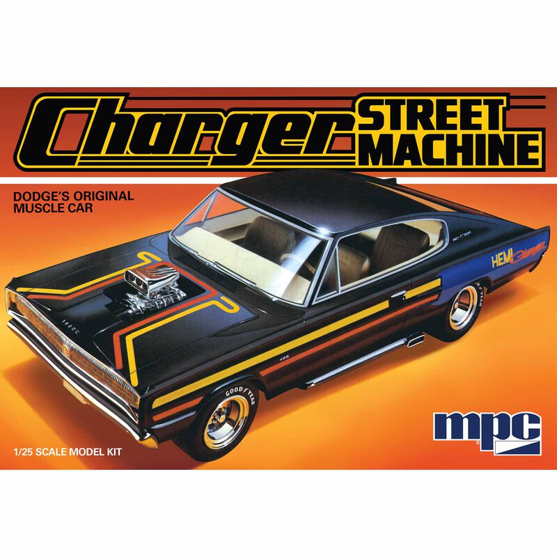 1/25 1967 Dodge Charger Street Machine Model Kit