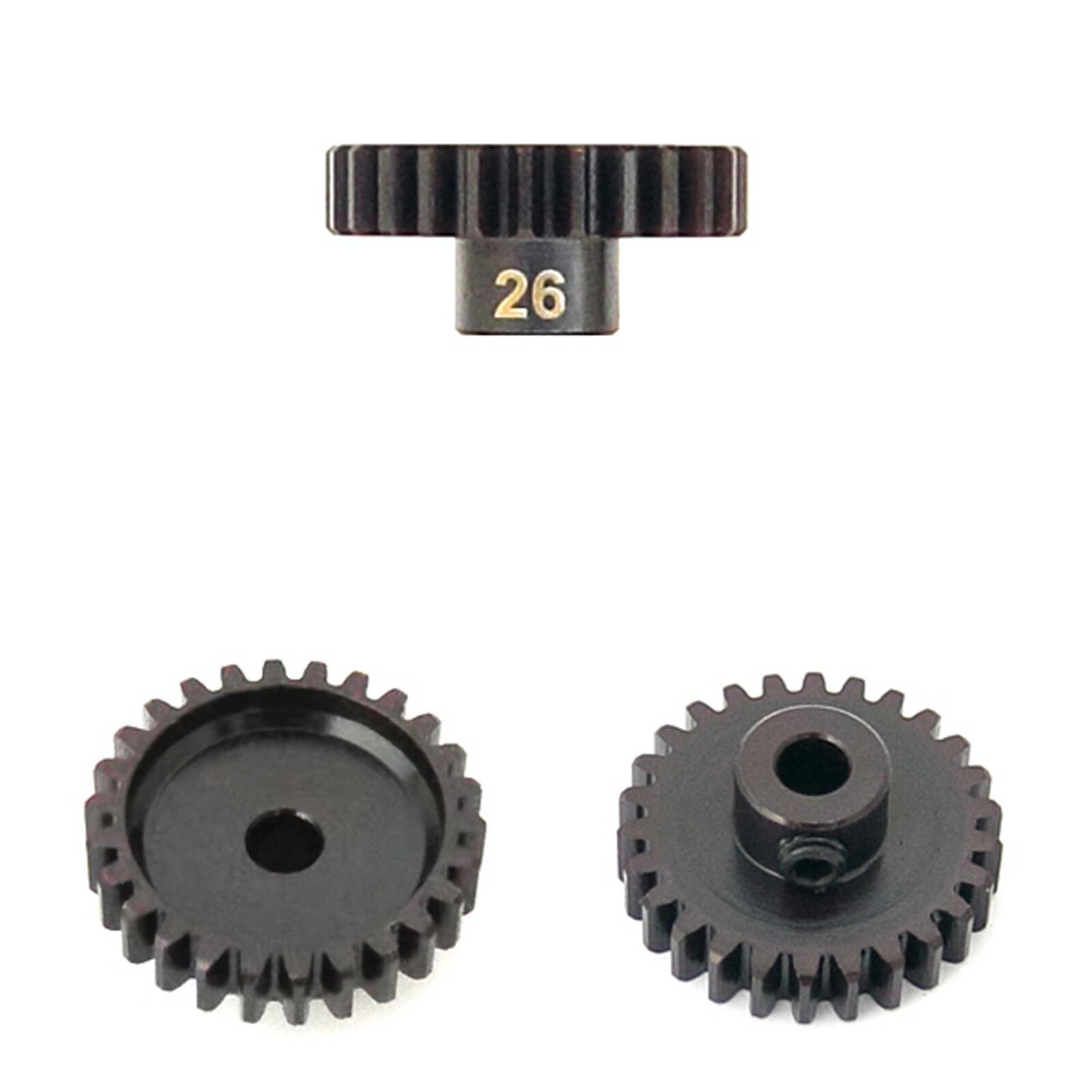 M5 Pinion Gear, 26T, MOD1, 5mm Bore, M5 Set Screw