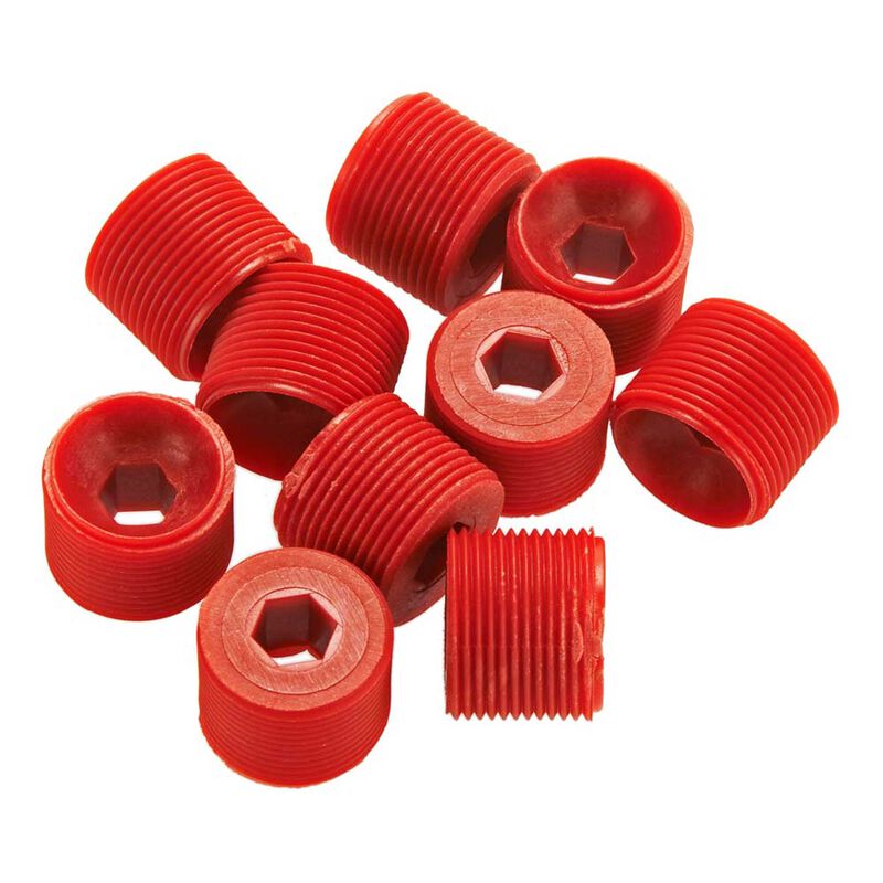 Hub Nut Red (10): Nero