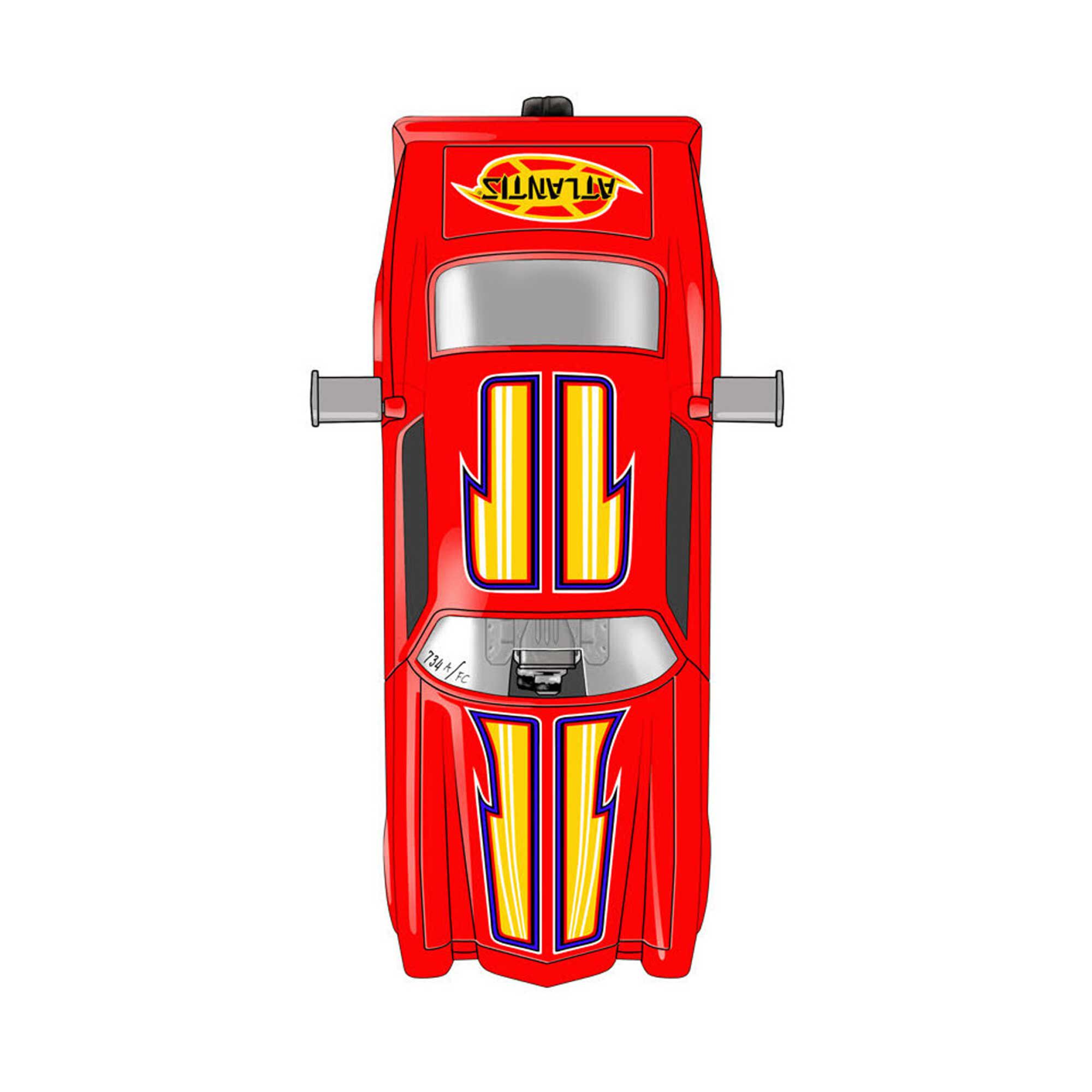 ATLANTIS TOY & HOBBY INC. 1/32 Snap Tom Daniel Whiplash Funny Car