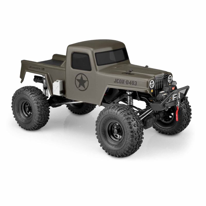 1/10 JCI Creep Rock Crawler Clear Body, 12.3" (337mm) Wheelbase