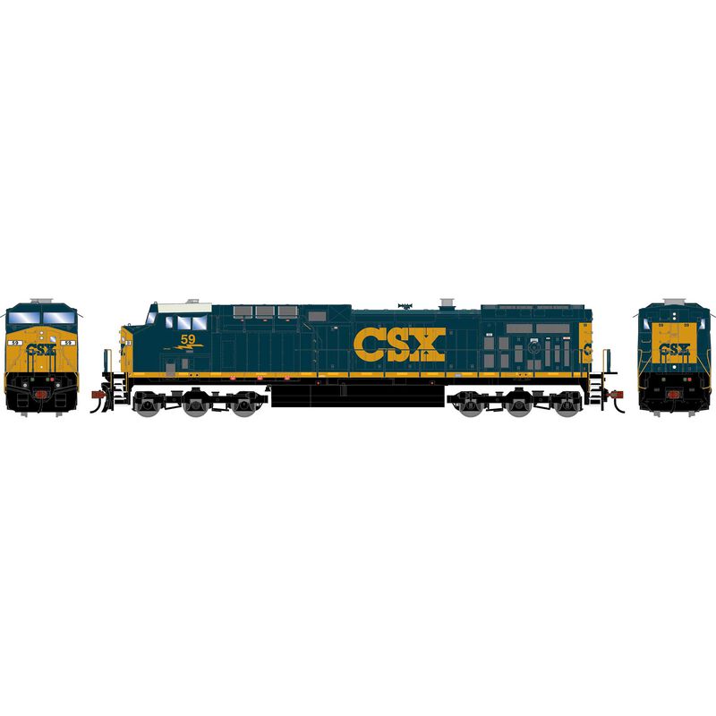 HO ATH AC4400CW Locomotive, CSXT 'Dark Future' #59