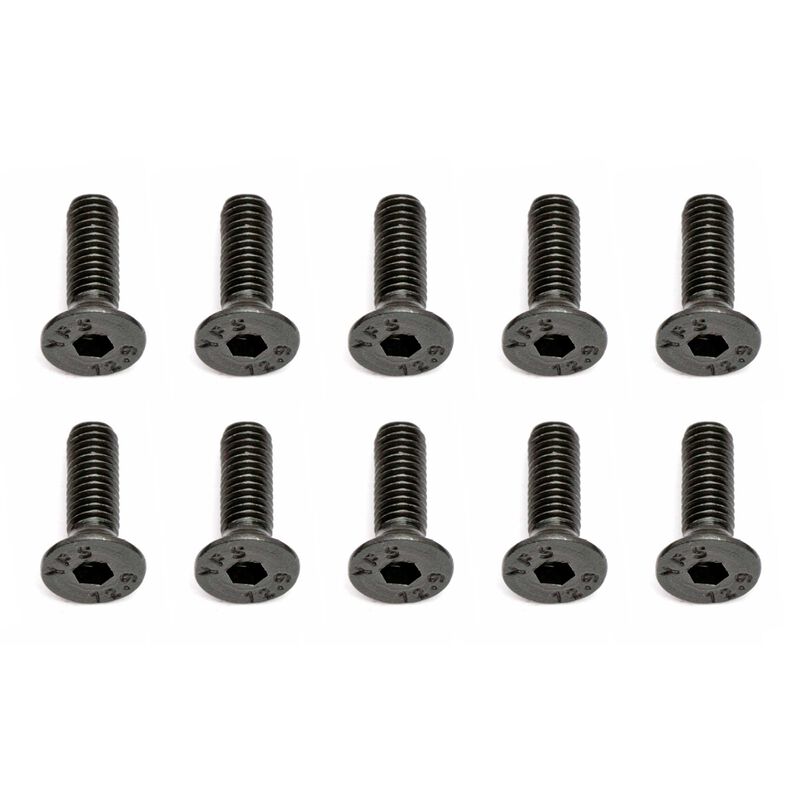 M3x10mm Flat Head Hex Screw