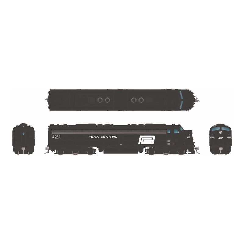HO EMD E8A (DC/Silent): Penn Central: #4266