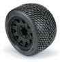 1/8 Road Rage F/R 3.8" MT Tires Mounted 17mm Blk Raid (2)