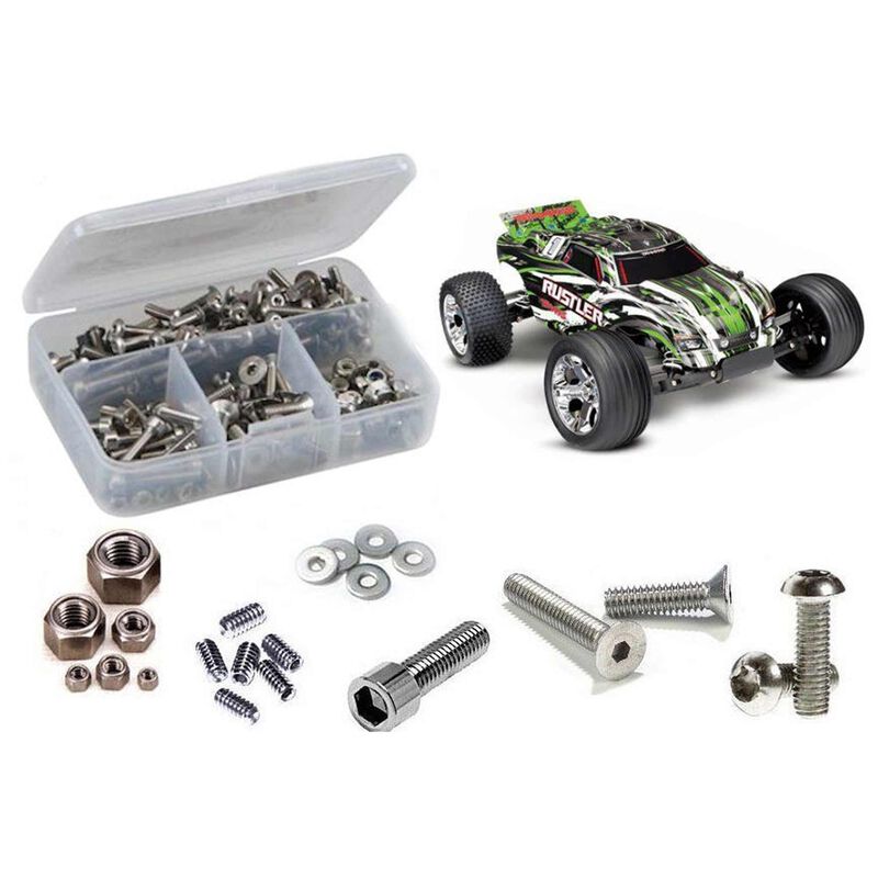 Traxxas Rustler 2wd USB-C (#37054-8) Stainless Steel Screw Kit
