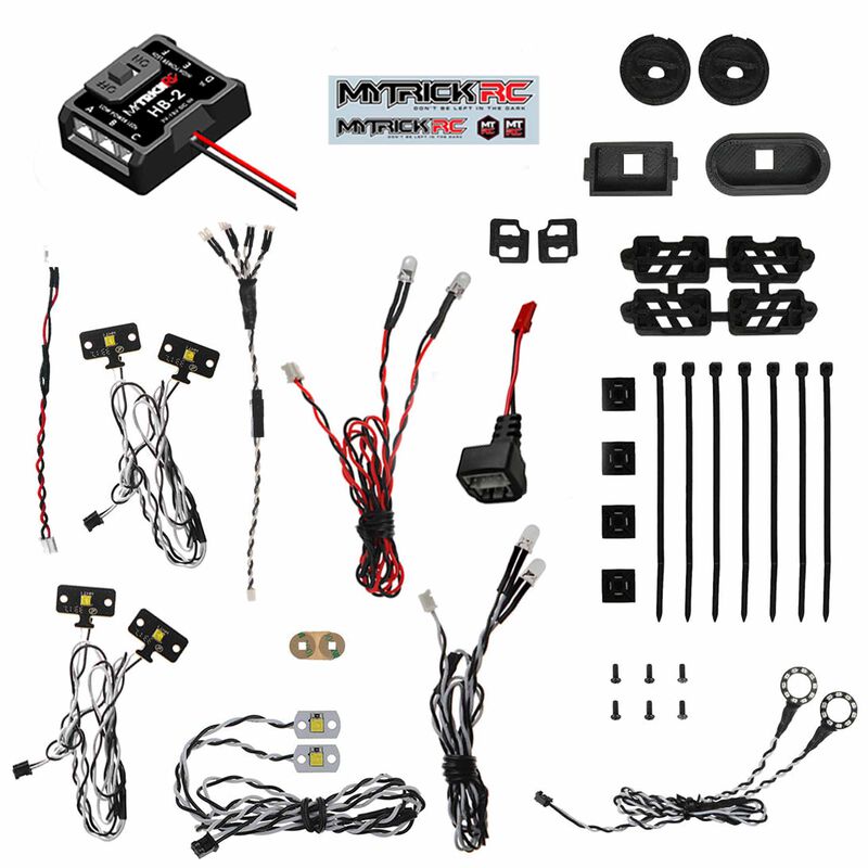HB-2 Off-Road Light Kit, 1/10 Axial SCX10 III Jeep JLU Wrangler