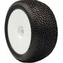 1/8 EVO Scribble Ultra Soft Pre-Mounted Tires, White Wheels (2): Truggy