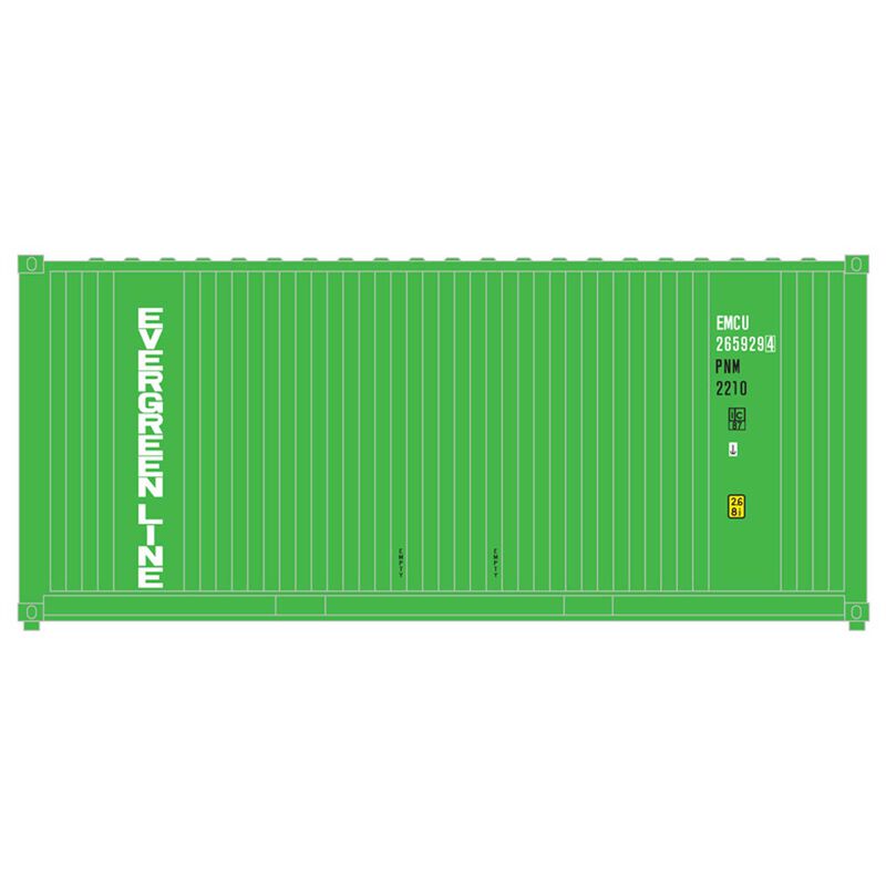 O Trainman 20' Container Evergreen (2)