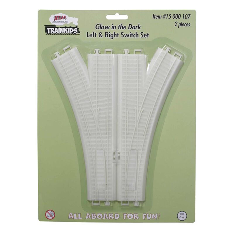 Trainkids Glow in the Dark Left & Right Switch Set