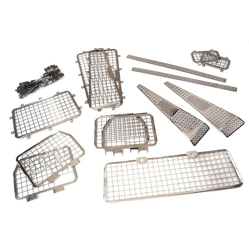 Stainless Window Guards & Protection Plates: Traxxas TRX-4