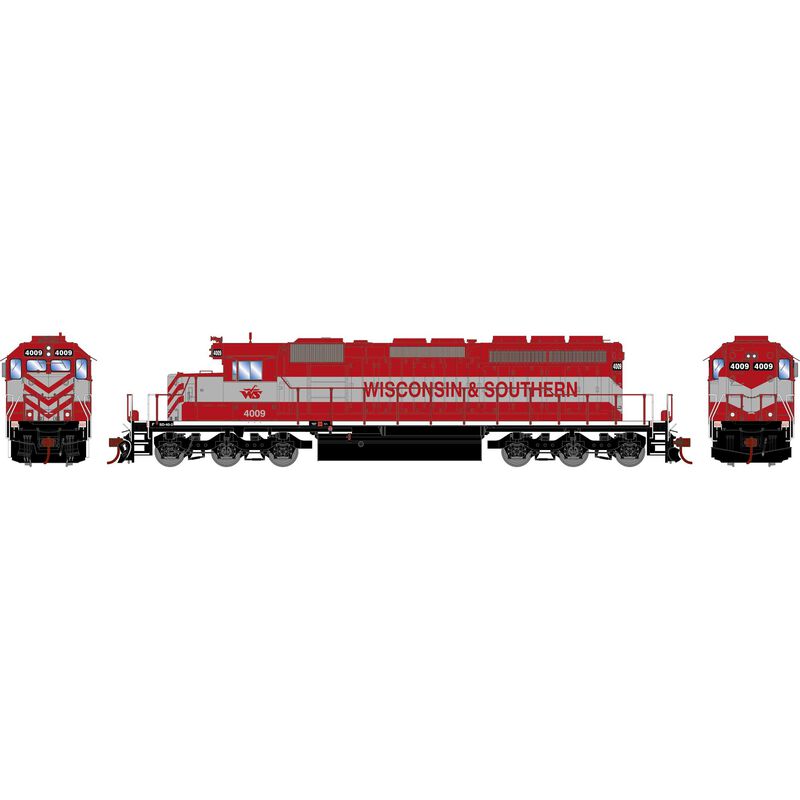 HO EMD SD40-2 Locomotive with DCC & Sound, WAMX #4009